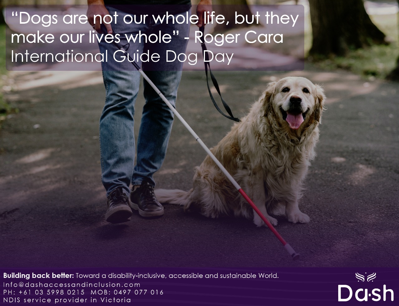 International Guide Dog Day April 25th 🐾